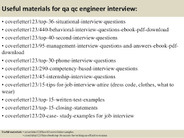 Making sure you cover all these tips can be overwhelming. Top 5 Qa Qc Engineer Cover Letter Samples