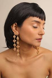 Buy Anatina Soft Gold Brass With 18K Gold Plating Rings