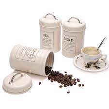 Check spelling or type a new query. Vintage Tea Coffee Sugar Canister Set Food Storage Kitchen Organizers Round Metal Canisters With Lid Buy Metal Canister Metal Canisters With Lid Kitchen Organizers Product On Alibaba Com