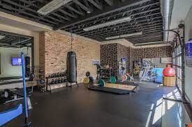 Even a nook or a part of your garage or basement will do for many types of exercise. 75 Beautiful Black Home Gym Pictures Ideas July 2021 Houzz