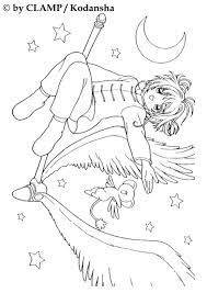 coloriage de sakura dans les a c toiles manga disney livres en ligne gratuits pour tout-petits