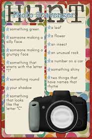 Sharing Photography With Kids Photo Scavenger Hunt Photo Scavenger Hunt Photography Challenge Photography Club