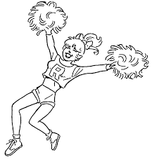 Disney zombies coloring pages are a fun way for kids of all ages to develop creativity, focus, motor skills and color recognition. Cheerleading Coloring Pages