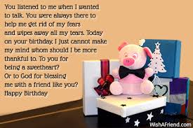 We did not find results for: You Listened To Me When I Birthday Wishes For Friends