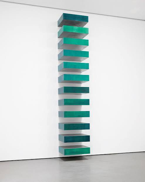 Work by Donald Judd