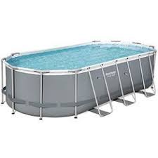 Bestway Power Steel Frame Pool 549 X 274 X 122 Cm Oval Grau 13 430 Liter Ohne Pumpe Und Zubehor Ersatzteil Ers I 2020