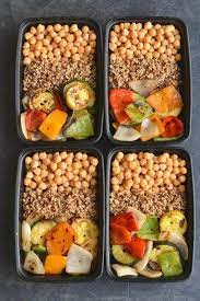 Essenszubereitung Kichererbsen Gegrilltes Gemuse Gf Vegan Low Cal Low Calories Vegetarian Low Calorie Vegetarian Recipes Vegetarian Meal Prep