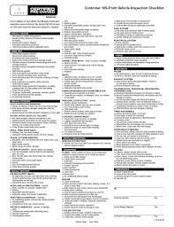 404 Not Found Inspection Checklist Checklist Vehicle Inspection