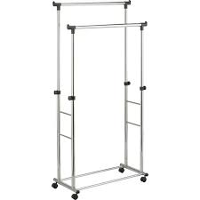 Clothes rails for your bedroom or hallway to keep your home clutter free. Buy Argos Home Heavy Duty Double Clothes Rail Black Chrome Clothes Rails And Canvas Wardrobes Argos