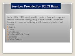 Therefore, the charges will depend on what type of account you have. Icici Bank Ltd Management Information System