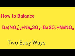 H2so4 + bacl2 = baso4 + 2hcl. Ba No3 2 Na2so4 Baso4 Nano3 Balanced Equation Barium Nitrate Sodium Sulphate Balanced Equation Youtube