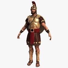 3d Model Of Roman Soldier Roman Soldiers Soldier Model