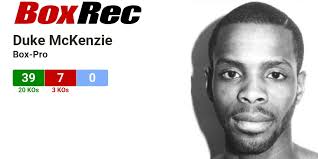 BoxRec: Duke McKenzie