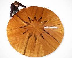 Expanding circular table hardware : The Round Expanding Table To End All Round Expanding Tables The Fletcher Capstan Design Core77