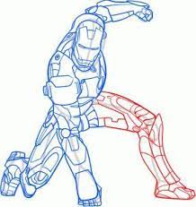 how to draw iron man by dawn drawing superheroes marvel coloring cartoon coloriage voile