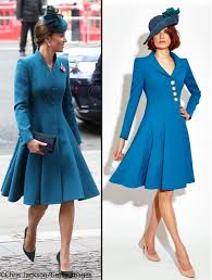 Kate In Catherine Walker For Somber Anzac Day Service What Kate Wore Katemiddleton Catherinewalker Anzacday Coat Dress Catherine Walker Anzac Day