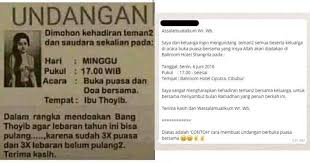 Ibadah ini merupakan amalan yang dapat memberikan pahala besar jika dilakukan sekilas, ibadah ini terkesan sederhana. 7 Undangan Buka Puasa Bersama Ini Kocaknya Awet Brilio Net Line Today