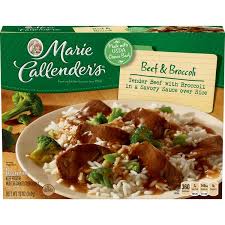 One of my favorite tv dinner brands is marie callendar's. Marie Callender S Beef And Broccoli Dinners 13 Oz Instacart