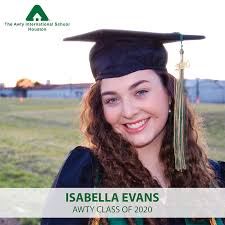 SENIOR SPOTLIGHT: Isabella Evans How long have you attended school at Awty?  15 years!! What will you miss the most about Awty? International Festival  and friends who I have grown up with