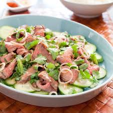 My mind automatically goes to burgers and steaks! Thai Grilled Beef Salad America S Test Kitchen