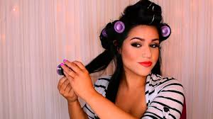 With a curling iron, with a straightener or flat iron, with a curling wand, with rollers, for beginners, and with bend. How To Long Lasting Curls Using Hot Rollers On Your Luxury For Princess Hair Extensions Youtube