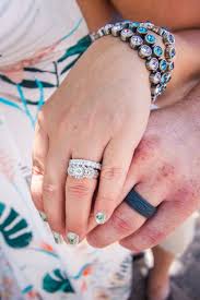 A Symbol Of Unity And Love Who Says Wedding Rings Should Be Plain Kporterphoto Karrieporter Keywest Wedding Key West Wedding Wedding Rings Double Wedding