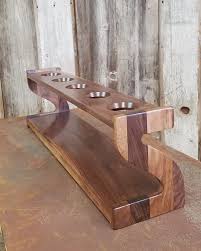 Caffeination station, cute wood organizer bin for coffee and tea bar by lea joelle handmade. Hand Built Coffee Drip Stand