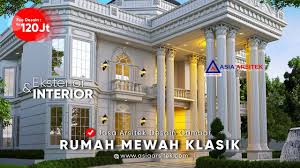 Jasa desain arsitek bisa berupa gambar rumah, villa, hotel, masjid, gedung, kantor, kafe, kos kosan dan perumahan. Jasa Arsitek Desain Rumah Klasik Mewah Idaman Yang Megah Jayapura Papua Eksterior Interior Youtube