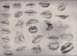 Lip Study Girl Drawing Sketches Art Drawings Sketches Sketches