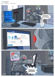 Everything Hates Captcha S Source Www Xygaming Com Comic Gaming Funny Comic Captcha Robots Vid Funny Relatable Memes Stupid Funny Memes Funny Memes