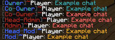 /rankcreate rank id display name, ranks.commands.rankcreate (default op) . Ranks Colors And Management Spigotmc High Performance Minecraft