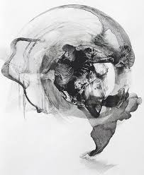 Patti Jordan Hang Tail Bi Conical 015 Pop Art Wallpaper Abstract Drawings Ink Art