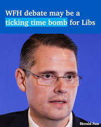 Shadow treasurer James Newbury seems to be ignoring suggestions that  Liberal MPs should keep quiet