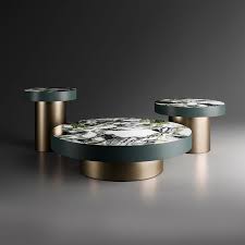 Enoki Marble Brass Coffee Table Trio In 2020 Brass Coffee Table Coffee Table Design Modern Marble Coffee Table