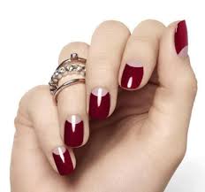 1.2 rojo con negro y plata. Unas Decoradas Con Disenos Navidenos Super Lindos Todo Imagenes