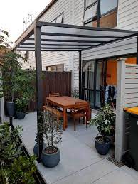 Freestanding Patio Cover 3m X 3m Ironsand In Home Outdoor Living Awnings Pergolas Patio Covers In 2021 Patio Covered Patio Patio Door Coverings
