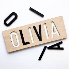 Shop for puzzle wall art at bed bath & beyond. Modern Wood Custom Name Puzzle With Acrylic Letters In 2021 Name Puzzle Etsy Gift Guide Handmade Modern