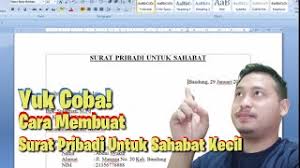 Artikel makalah tentang contoh surat pribadi singkat untuk sahabat, orang tua bersifat resmi, dengan penulisan yang baik dan benar. Contoh Surat Pribadi Untuk Teman Sekelas Yang Singkat Cute766