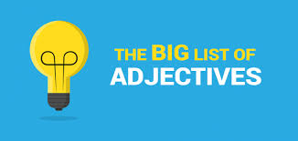 57 adjectives examples: list of