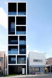 This Apartment Building Designed By Mitsutomo Matsunami Looks Stunning The Fact That Facade Architecture Design Apartment Architecture Minimalist Architecture