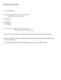 Business Letter