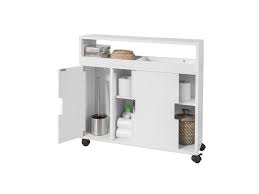40l x 38l x 162h cm 3 étagères + placard mdf panneaux particules blanc noir. Meuble De Rangement Salle De Bain Armoire Wc Meuble Wc Pour Papier Toilette Porte Brosse Wc Bzr02 W Sobuy Vente De Armoire Colonne Etagere Conforama