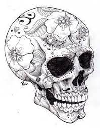 Here is a free coloring page of skull. Free Printable Halloween Coloring Pages For Adults Best Coloring Pages For Kids Skull Coloring Pages Skull Art Skull
