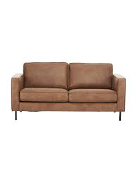 Il divano a due posti può rispondere diversi stili d'arredo in base al suo design: Divano 2 Posti In Pelle Marrone Hunter Westwingnow