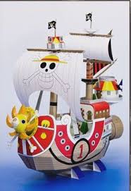 One Piece Ship Papercraft Thousand Sunny By Toei Anime Paper Crafts One Piece Ship Paper Toys
