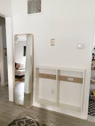 Stall Ikea Hack Small Space Solution In Our Living Room The Blushing Bungalow Ikea Small Hallways Ikea Hallway