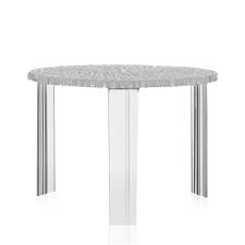Its structure consists of four modules. T Table Design Kartell Coffe Table In Polymethylmethacrilate Available With Several Heights Also For Garden Sediarreda Com