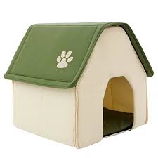 Dog House Pet Igloo Cat Cave Bed Soft Warm Mat Puppy Kennel