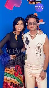 En medio de la polémica, Ángela Aguilar reaparece junto a Michael Ronda en  una entrega de premios juveniles que se realizan en el Auditorio Nacional.,  ., @nayibcanaan