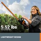 WG261 20V (2.0Ah) Power Share 20-inch Cordless Hedge Trimmer Worx